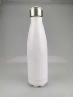 17 Unzen Sublimation Edelstahl Wasserbecher Tragbare Kaffeetasse Doppelwand-Vakuum-isolierte Trinkflasche Sport Flaschen A02