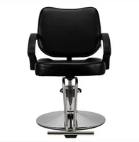 Vendite calde all'ingrosso di moda 2020 donna barbiere sedia parrucchiere sedia nero