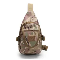 Nouveau camouflage tactique portable sac à bandoulière Sac à bandoulière extérieur sac de sport de la poitrine sac unisexe étanche A32