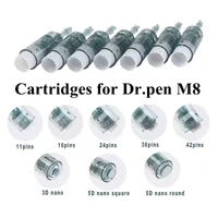 Dr.Pen M8 İğne Kartuşları Elektrik Derma Pen Süngü Kartuşları 11 16 36 42 Dövme İğne Mikro Cilt Needling İpuçları
