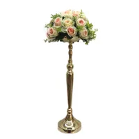58 cm Lange kaarshouders bruiloft tafel centerpiece gebeurtenis weg hoofd bloem rack diy bloem standaard woondecoratie