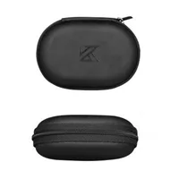 KZ fone Caso PU Leather Headphone Storage Bag fone Titular bolsa de armazenamento de transporte rígida Saco Box Para KZ Headphones