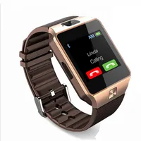Original DZ09 Smart Watch Bluetooth Wearable Devices Smartwatch för iPhone Android Telefon Klocka med Kamera Klocka SIM TF Slot Smart Armband