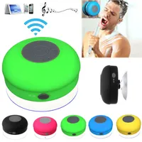 Taşınabilir Mini Kablosuz Bluetooth Hoparlör Su Geçirmez Handsfree Cep Telefonu Subwoofer Duş Banyo Havuzu Araba Plaj Açık