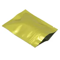 Or 10x15 cm (3.9x5.9 pouces) refermable Mylar thermoscellage Packets échantillons de papier d'aluminium pour Zip Pouch Cookies Candy Bag Foil
