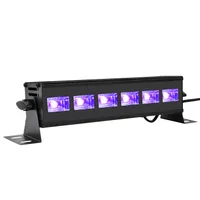 18 W UV Mor Işık Mini Boyutu LED Bar Lambası Moda Siyah Işık Efektleri Disko Parti Sahne Aydınlatma Armatürü