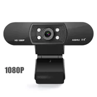 Webcam 1080p, fotocamera HDWeb con microfono HD integrato 1920 x 1080p USB Web Cam, Video widescreen T191022