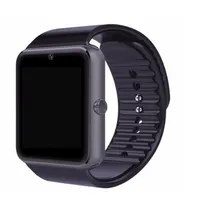 Bestseller Smart Watch GT08 Klok met SIM-kaartsleuf Drukbericht Bluetooth-connectiviteit Polsband voor Android-telefoon Smartwatches 1pcs / lot