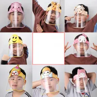 Barnsäkerhet FaceShield Transparent Full Face Cover Protective Film Tool Anti-Fog Premium Pet Material Face Shield Designer Mask