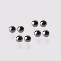 5mm SiC Pearls Ball Silicon Carbide Sphere Black Ball för Spinning Carb Cap XL 25mm Quartz Banger