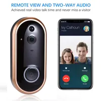 1080P Smart WIFI DOORBELL INTERCOM VIDEO RING DOOR BELL MET CAMERA IR-ingang Deur Alert Wireless Security Chime Deur Cam Alarm