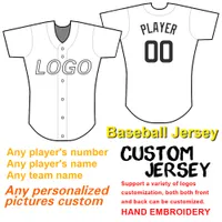 2020 Hombres Mujeres Jóvenes de béisbol de encargo Jersey cualquier nombre cualquier número de bordado Tecnología de alta calidad y de bajo costo