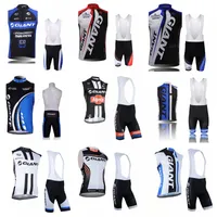 2019 Pro GIANT Cycling Jersey Set Bicycle Clothes summer Breathable quick dry Sleeveless Bike Vest Bib Shorts Men Cycling Clothing K072502