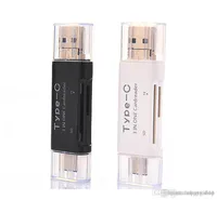 New 3 In 1 Type C & Micro USB OTG & USB Card Reader Micro SDHC SD TF Type-C Card Reader for Samsung Note7 iPhone7 Macbook Notebook