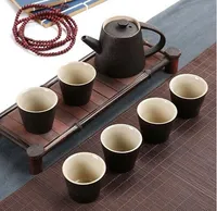 Siete piezas de juegos de té de cerámica chino kung fu tipera cerámica taza a casa o la oficina g