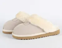 2020 الساخن بيع الأحذية الكلاسيكية الاسترالية الرجال القطن الدافئة والنساء النعال جلد البقر باوتو dlippers أحذية الثلج عيد الميلاد هدية حجم 34-45