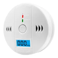 CO Monóxido De Carbono Tester Alarme Sensor de Aviso de Alarme de Envenenamento De Incêndios Gás Display LCD de Vigilância de Segurança Alarmes de Segurança Em Casa K485