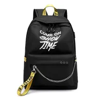 Designer- usb hip hop senhoras mochila fora da moda mulheres brancas sacos de alta qualidade grande capacidade estudante bolsa de viagem casual mochilas