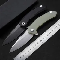 جودة عالية للطي سكين ZT ZT0095 بليد: 440C (وصمة عار / أسود) ، والتعامل مع G10 التخييم سكين صيد السكاكين EDC الأدوات اليدوية التكتيكية بقاء سكين