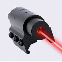 Mini 1mW lega di alluminio tattica rossa del laser del puntino di vista con 20 mm di Picatinny della guida del tessitore supporto per fucile da caccia Pistola Fucile.