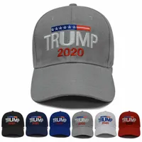 Дональд Трамп Cap 6 Styles Trump 2020 Hat Спортивные шапки 3D Вышивание Регулируемая бейсболке Открытый Летний пляж Шляпы ZZA1704