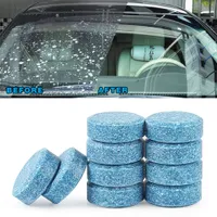 1pcs = 4L water Car Windshield Glass Washer Cleaner Compact Effervescent Tablets Detergent Drop Shipping