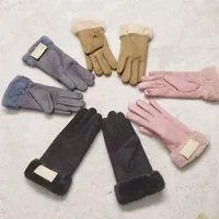 Luvas de designer austraila Winter Faux Champury Touch Screen Glove Girls Girls Warm Warm Fling Finger Mittens Outdoor Mitten Christmas Gift
