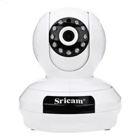 Sricam Sp019 WiFi 1080p Kamera IP Wbudowany IR-Cut Onvif 128GB Micro SD Card Night Vision Indoor 11 SZTUK IR Illumuination LEDs P2P PT CMOS Senso