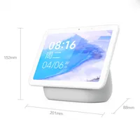 Freeshipping Touch Screen Speaker Pro 8 Bluetooth 5.0 pulgada Pantalla digital Reloj de alarma WiFi Smart Conexión altavoz