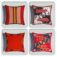 New Covers européenne Coussin Art Square Pillow Cover Home Décor Canapé Throw décoratif Taie