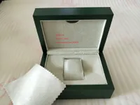 Dostawca Factory Green Brand Original Box Papers Prezent Zegarki Pudełka Skórzana torba karta 185mm * 134mm * 84mm 0.7 kg dla 116610 116660 116710