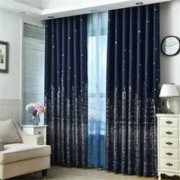 Sunshade Curtain Bedroom Living Room Blinds Home Decor Thick Window Curtains Castle Black Modern Curtain Fabric