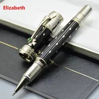 Luxury Promotion Limited Edition Elizabeth Roller Ball Pen Business Office Stationery Classic Gel Ink Penns No Box
