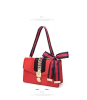 Designer-Nova Alta Qualidade Moda Mulheres Bolsas Bow Decore Bolsas de Ombro Tote PU bolsas de couro estilo da faculdade Partido Bag DHY-317
