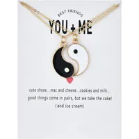 Modeschmuck Sie mir Ying Yang Aussage Halsketten Taiji Bagua Charme Anhänger Schmuck für Liebhaber Frauen Männer Halsketten