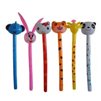 New Cartoon Tiger Rabbit Inflatable Animal Long Hammer No wounding Stick Baby Children Toys Kids Gift