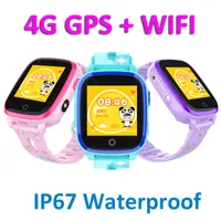 DF33 4G GPS Wi-Fi Дети Смарт-часы Реальный Водонепроницаемый Сенсорный экран Детские Часы Поддержка SIM-карты SOS Вызовите Baby WritWatch