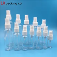 50 stks / partij Gratis Verzending 50 60 100 120 150 ml Wissen Retilleerbare Plastic Spray Parfum Flessen Lege Cosmetische Container Groothandel