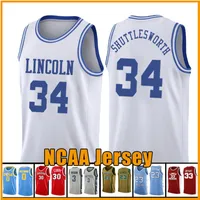 34 Jesus Shuttles-Worth Ray Allen Lincoln Movie 14 Will Smith 25 Carlton Banks Basketbal Jersey Love 22 McCall NCAA Blue Adwefgv