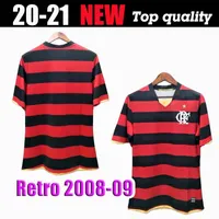Retro CR 2008 2009 Flamengo Futbol Forması Flamenko 08 09 Retro Camisa de Futebol Guerrero Diego Futbol Gömlek