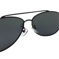 Venta al por mayor-KUPNEPO Mens Luxury Fashion Polarized Brand Designer Sunglasses 6-550 Glasses black Frame black Lens Fast Ship Envío gratis PRA26