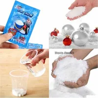 Artificial Snowflakes Fake Magic Instant Snow Festival Party Decorations For Christmas Wedding Artificial Snow Toy Wholesale