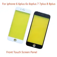 Передняя панель с сенсорным экраном для iphone 6 6Plus 6S 6splus 7 7plus 8 8Plus Внешнего стекла с рамой ободок запасных частями DHL Free