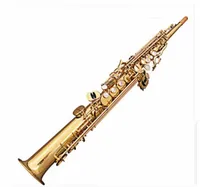 Yanagisawa S-901 Bästa kvalitet Straight Sopran Saxofon B Tune Musical Instrument Brass Super Professional Performance