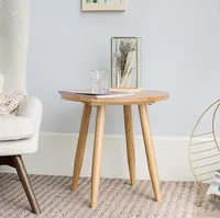 Modern enkel stil vardagsrumsmöbler Små hushåll Praktiska Tea Bords Coffee Table Round Corner