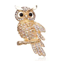 Duży Ptak Sowy Vintage Broszki Antyki Bukiet OWle Pin Up Designer Wedded Broach Scarf Klipy Klejnoty Darmowa Wysyłka