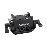 Camvate Manfrotto Szybka płyta Adaptera Release Z 15mm Podwójna podstawa zaciskowa do DSLR Kamera Kamera Kod Element: C2441