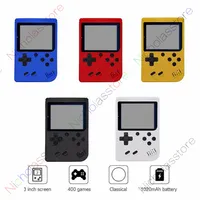 Plus 400 Nostalgic Games Box Console Handheld Game Players With AV Cable Support TV Display Output Family Play