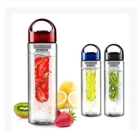 Fruit Juice Infusion Infuser Water Bottles Mugs Cup Sport Outdoor Health Flip Lid Gifts600-700Ml dc150