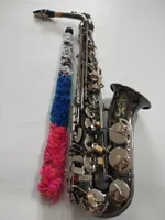 Alt-Saxophon Deutschland JK SX90R Keilwerth Alto Black Nickel Silber-Legierung Alto Sax Messing Musikinstrument mit Mundstück